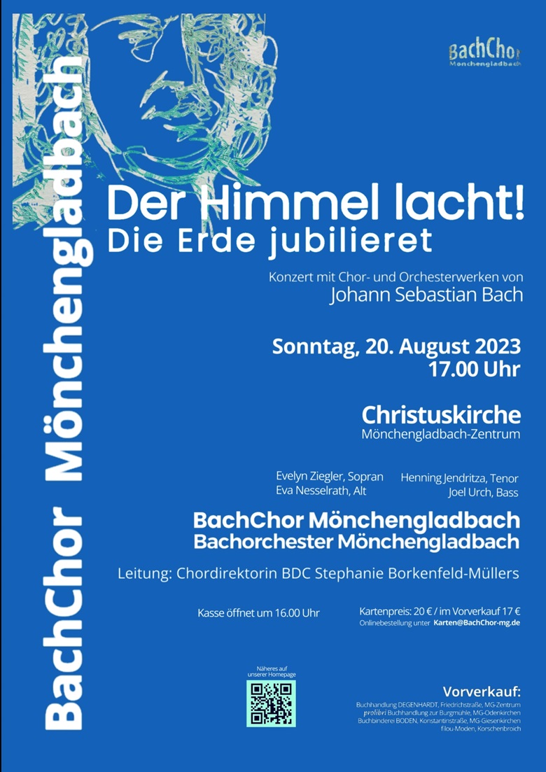 Der Himmel lacht! Die Erde jubiliert.